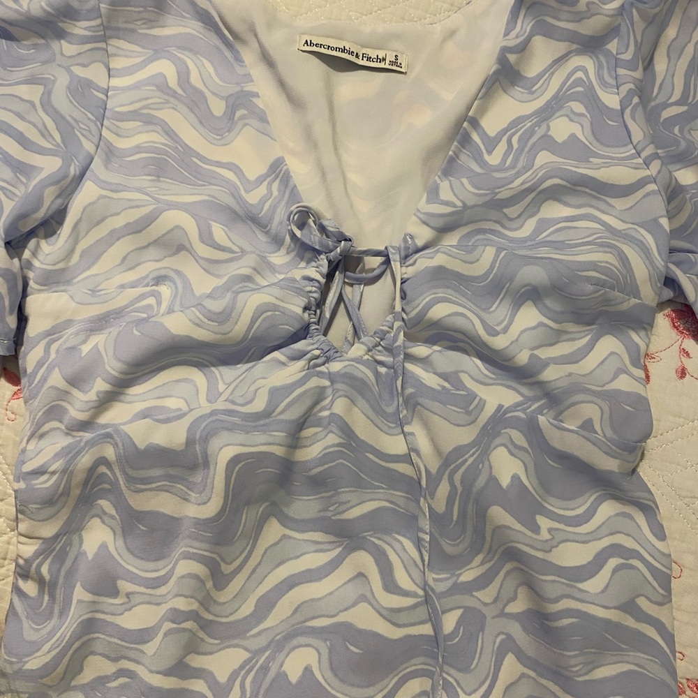 Abercrombie & Fitch Pastel Swirl Blouse